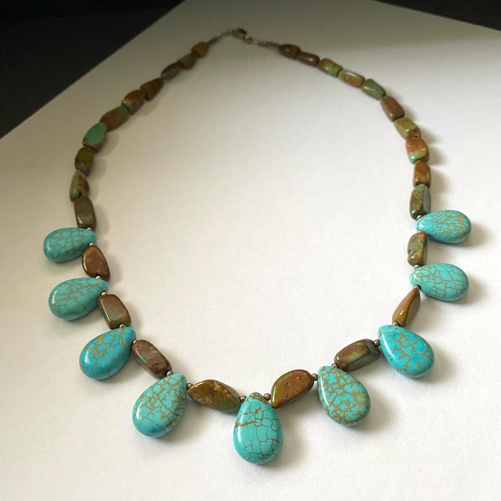 Southwest Style Stone Beaded Necklace